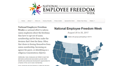 Desktop Screenshot of employeefreedomweek.com
